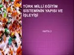 HAFTA 3 - slide 1