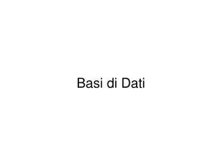 basi di dati