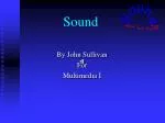 Sound - slide 1