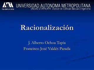 racionalizaci n