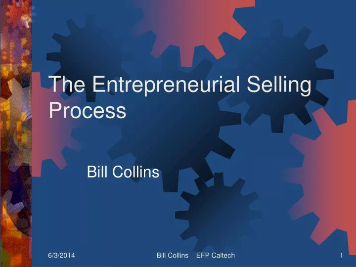 the entrepreneurial selling process