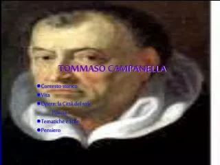 TOMMASO CAMPANELLA
