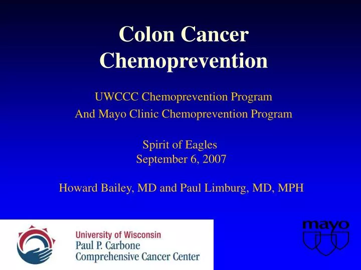 colon cancer chemoprevention