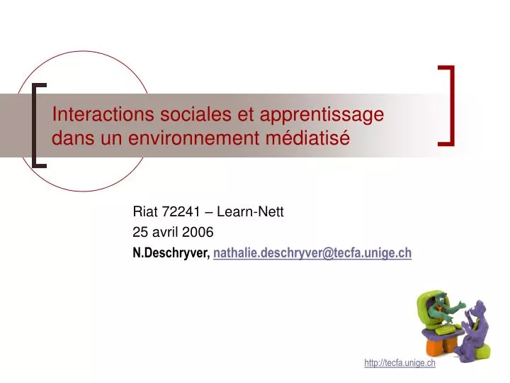 interactions sociales et apprentissage dans un environnement m diatis