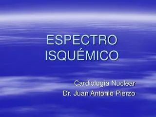 espectro isqu mico