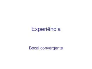 experi ncia