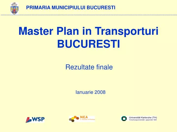 master plan in transporturi bucuresti