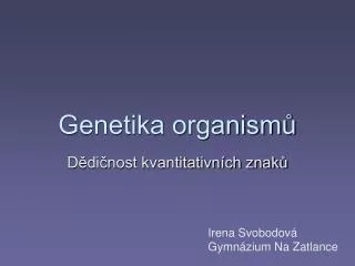 genetika organism
