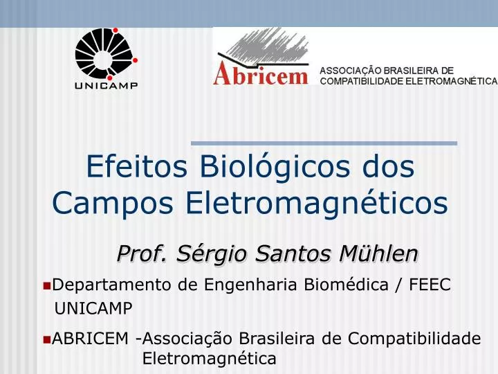 efeitos biol gicos dos campos eletromagn ticos