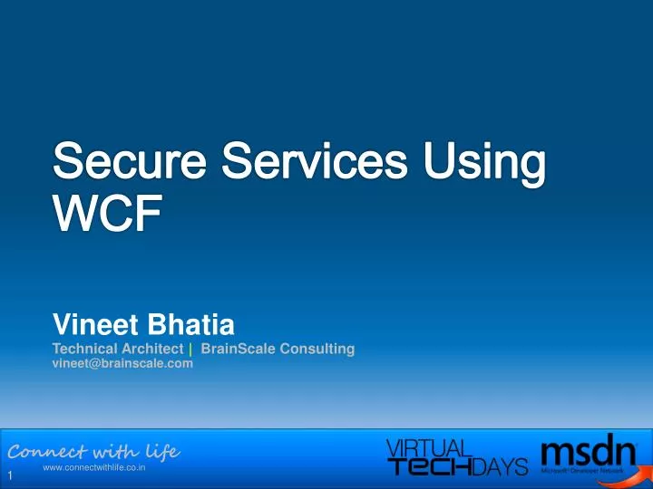 secure services using wcf