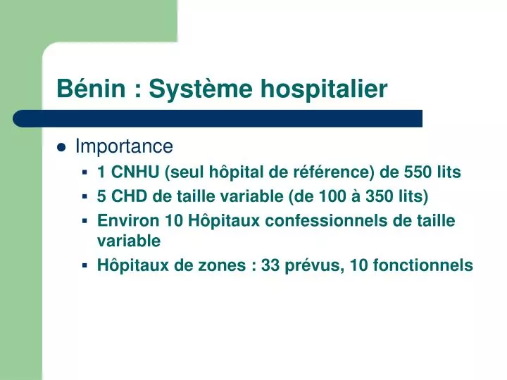 b nin syst me hospitalier