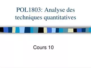 pol1803 analyse des techniques quantitatives