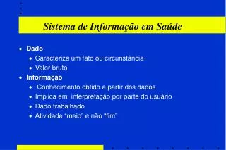 sistema de informa o em sa de