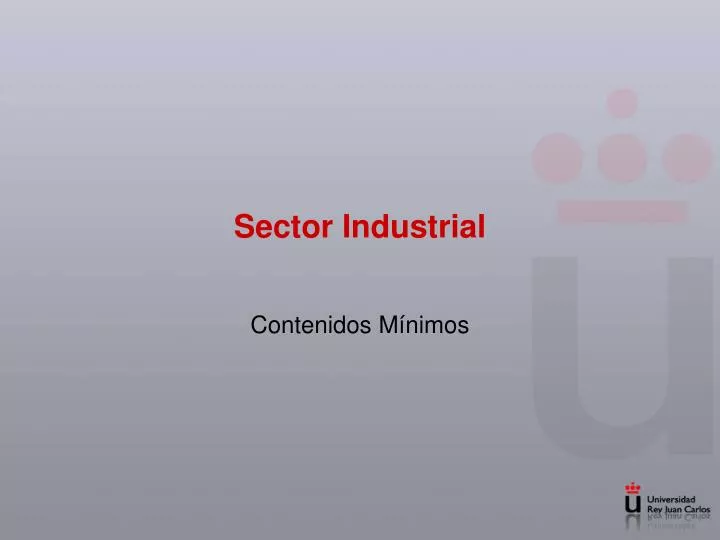 sector industrial