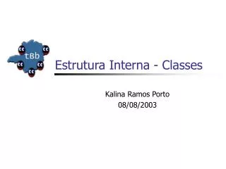 estrutura interna classes