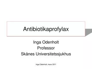 Antibiotikaprofylax