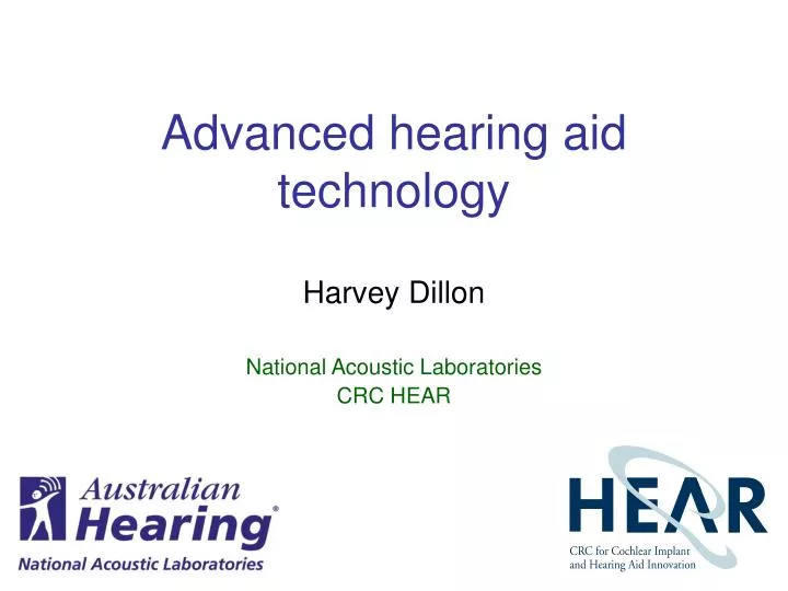 advanced hearing aid technology