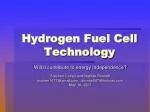 Hydrogen Fuel Cell Technology - slide 1