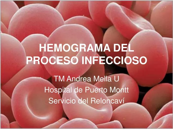 hemograma del proceso infeccioso