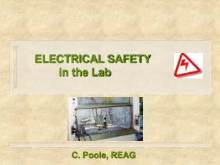ELECTRICAL SAFETY in the Lab