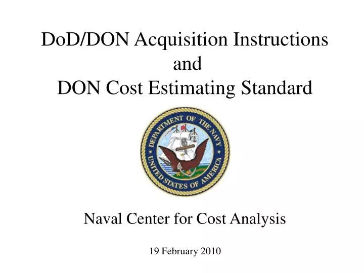 naval center for cost analysis 19 february 2010