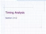 Timing Analysis - slide 1