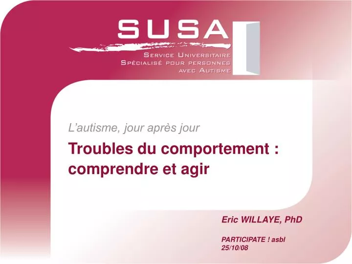 troubles du comportement comprendre et agir