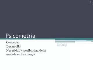 psicometr a