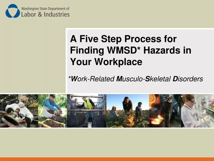 a five step process for finding wmsd hazards in your workplace