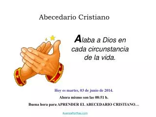 abecedario cristiano