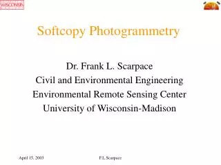 Softcopy Photogrammetry