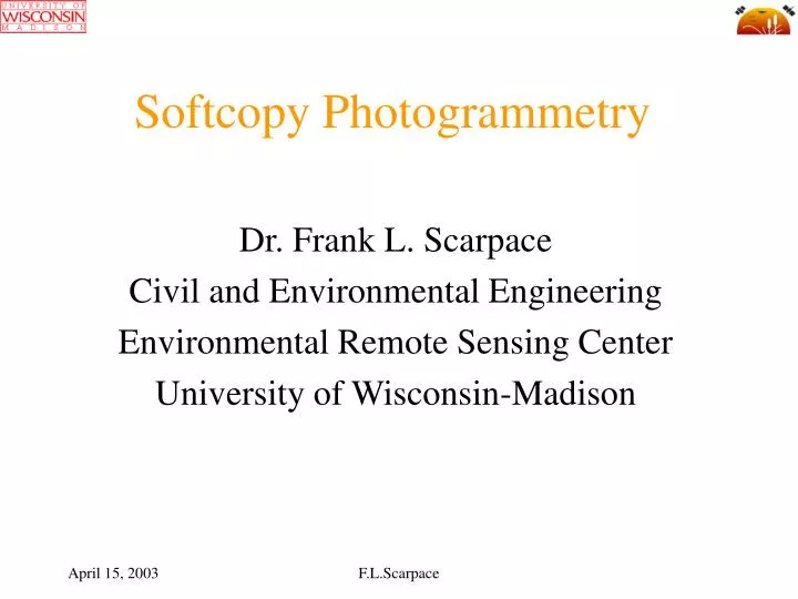 softcopy photogrammetry