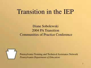 Transition in the IEP