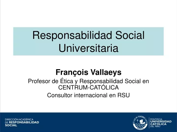 responsabilidad social universitaria