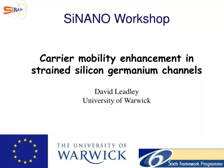 sinano workshop