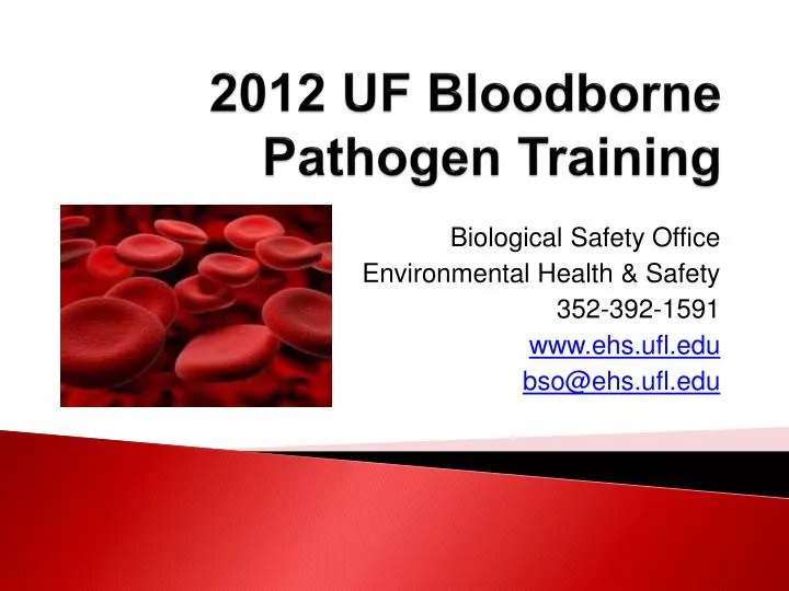 2012 uf bloodborne pathogen training