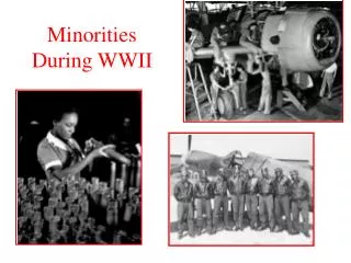 Minorities During WWII