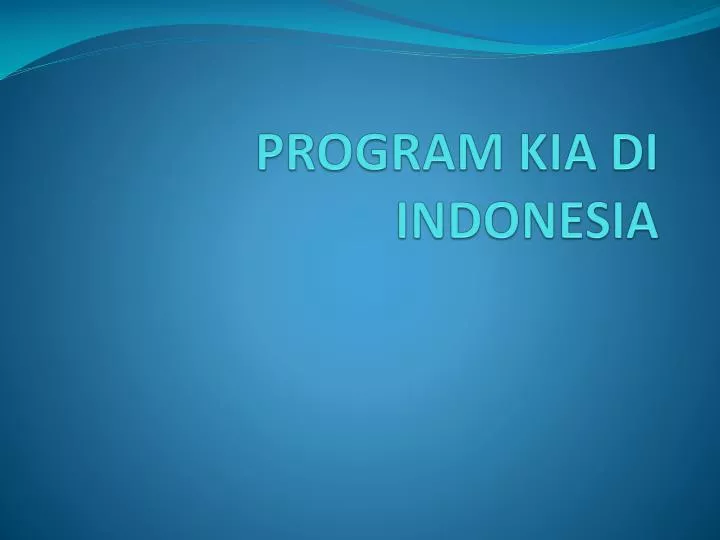 program kia di indonesia