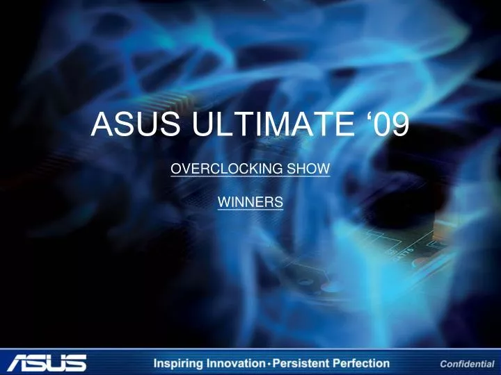 asus ultimate 09 overclocking show winners