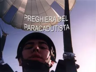 Preghiera del Paracadutista
