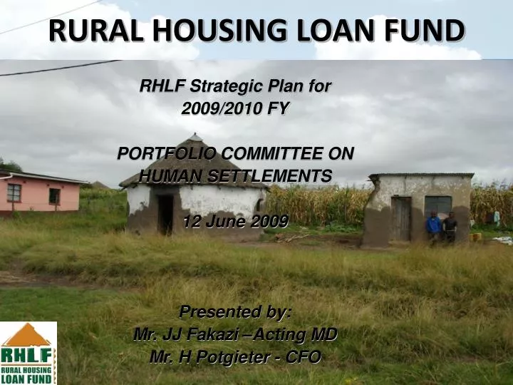 rural housing loan fund