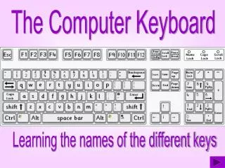 The Computer Keyboard
