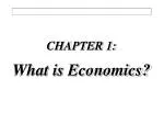 CHAPTER 1: What is Economics? - slide 1