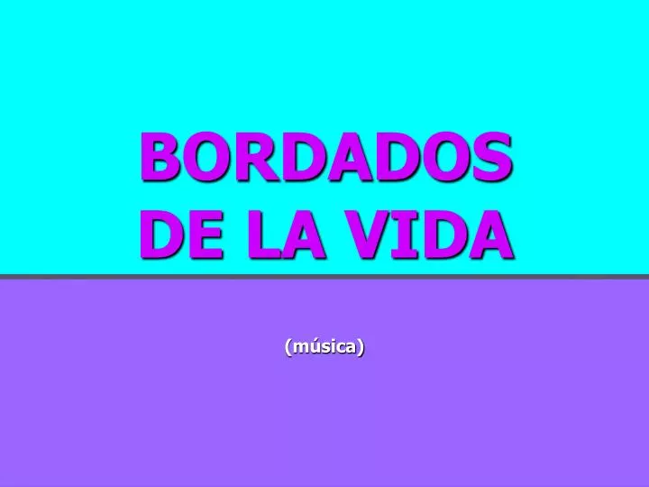 bordados de la vida