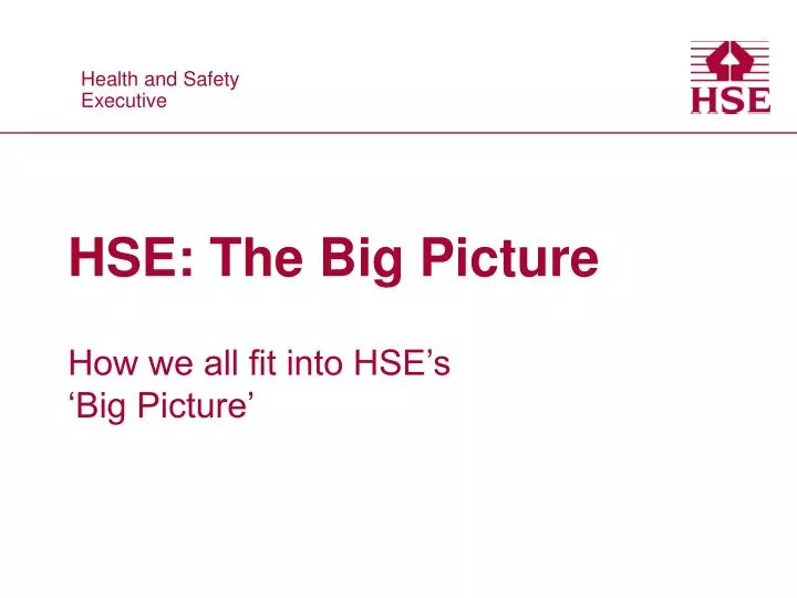 hse the big picture