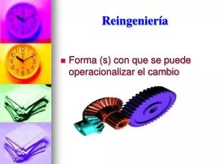 reingenier a