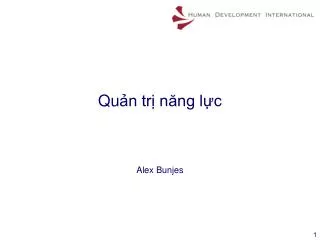 Qu ản trị năng lực