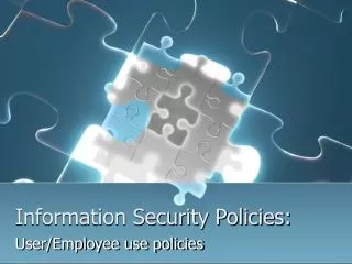 Information Security Policies: