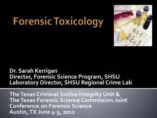 Forensic Toxicology