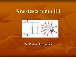 anestesia tema iii